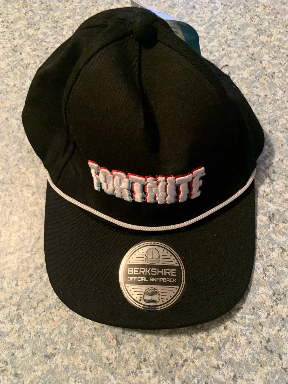 Fortnite Embroidered Logo Youth Rope Hat Black